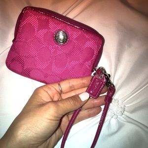Coach small wristlet